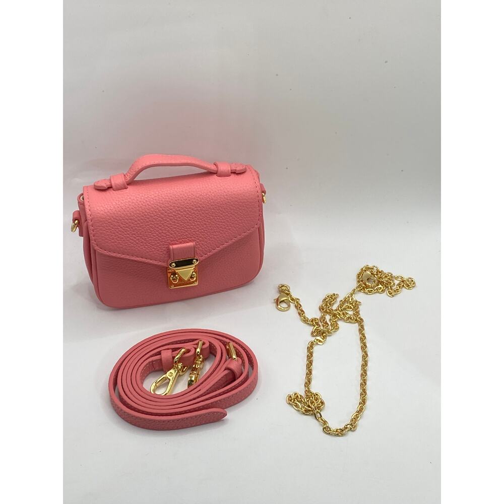 MELODIE CECILE Women's Dress Up Your Purse Pink Micro 15 Paris Leather Purse
